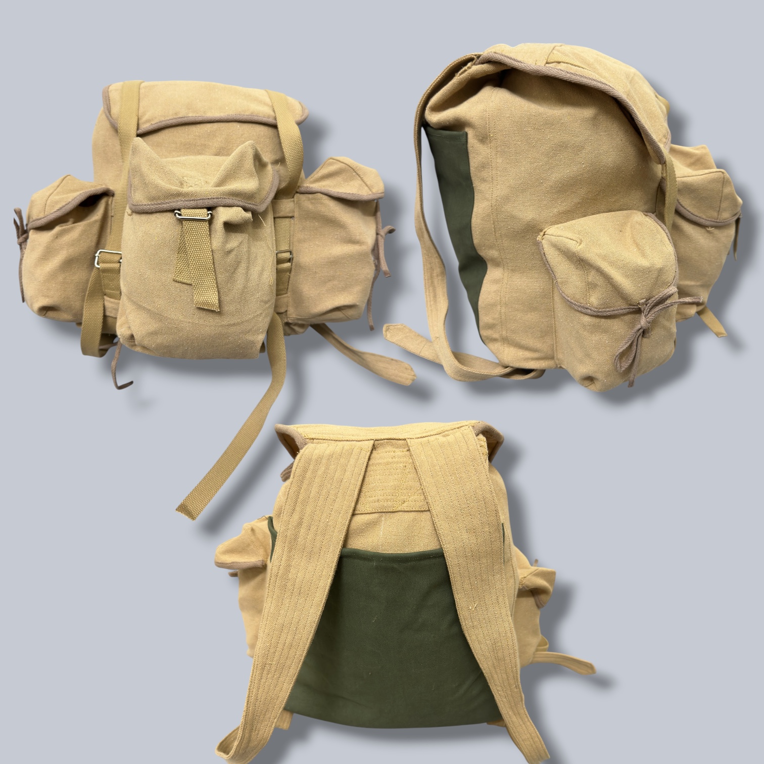Replica Rucksack TAN color used by Vietcong & NVA