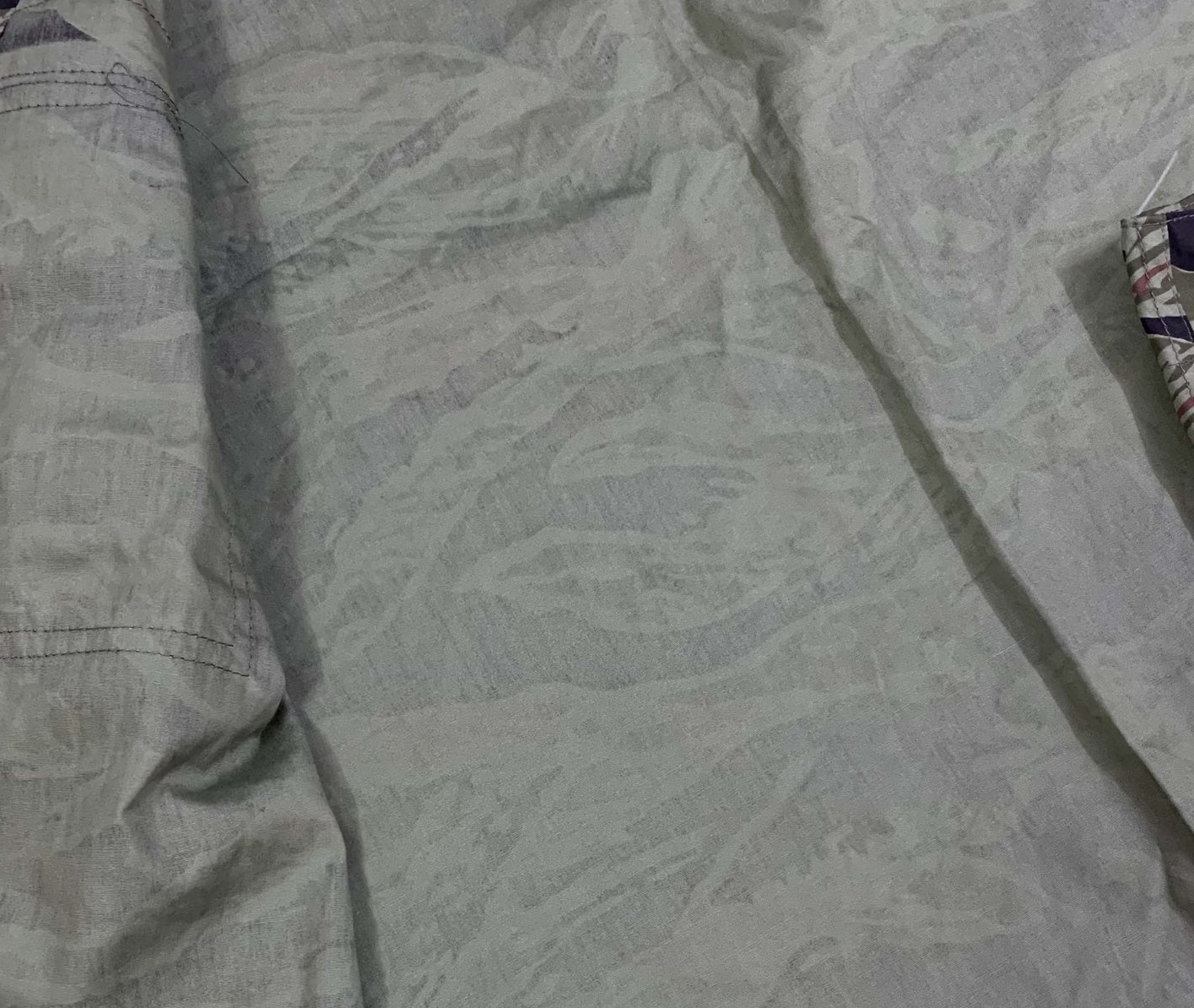 Lightweight poplin cotton Tiger Stripe Seawave TQLC 1970 - Image 2